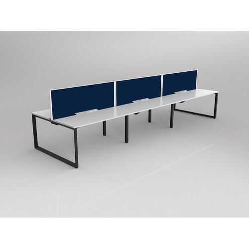 Anvil B2B 6 X 1500 X 600 White On Black With Screen White/Steel Blue