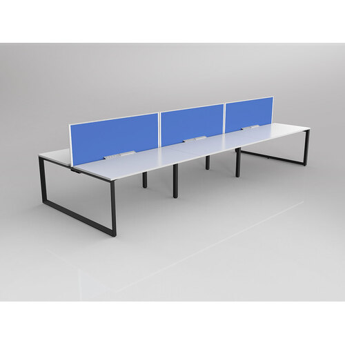 Anvil B2B 6 X 1500 X 750 New Oak On Black With Screen White/Baby Blue