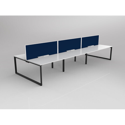 Anvil B2B 6 X 1500 X 750 New Oak On Black With Screen White/Steel Blue