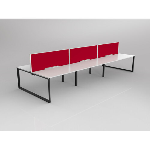 Anvil B2B 6 X 1500 X 750 New Oak On Black With Screen White/Tomato Red