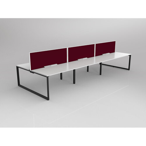 Anvil B2B 6 X 1500 X 750 White On Black With Screen White/Ruby Red
