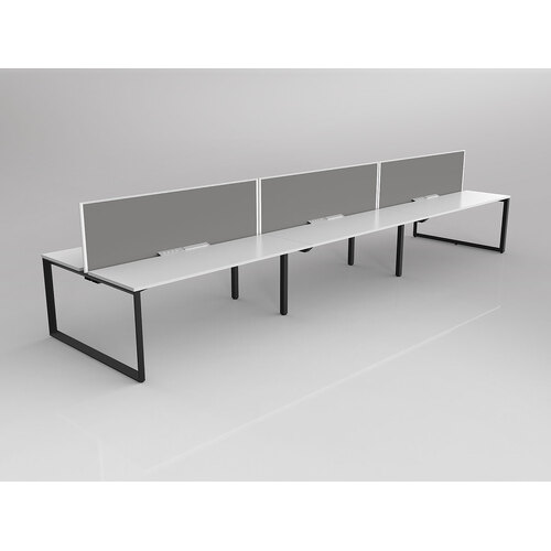 Anvil B2B 6 X 1800 X 600 New Oak On Black With Screen White/Alloy Grey