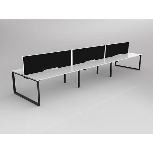 Anvil B2B 6 X 1800 X 600 New Oak On Black With Screen White/Charcoal