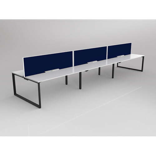 Anvil B2B 6 X 1800 X 600 New Oak On Black With Screen White/Navy