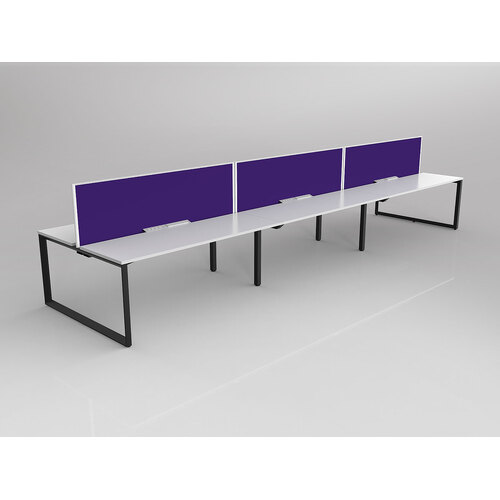 Anvil B2B 6 X 1800 X 600 New Oak On Black With Screen White/Plum