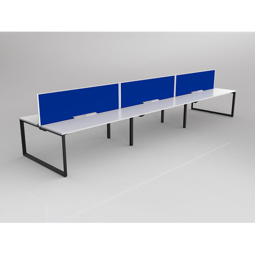 Anvil B2B 6 X 1800 X 600 New Oak On Black With Screen White/Sky Blue
