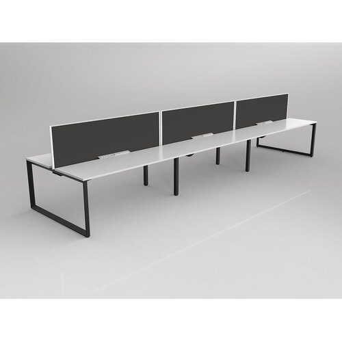 Anvil B2B 6 X 1800 X 600 New Oak On Black With Screen White/Slate Grey
