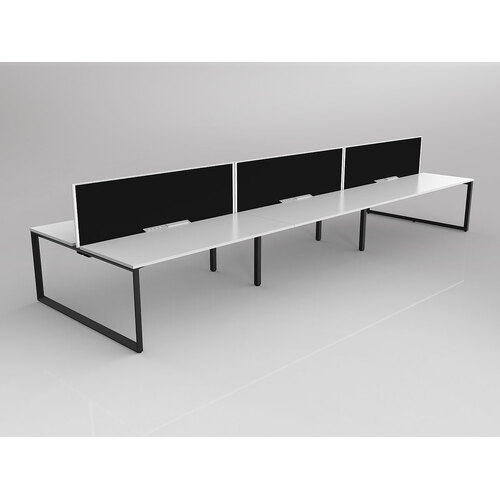 Anvil B2B 6 X 1800 X 750 New Oak On Black With Screen White/Charcoal