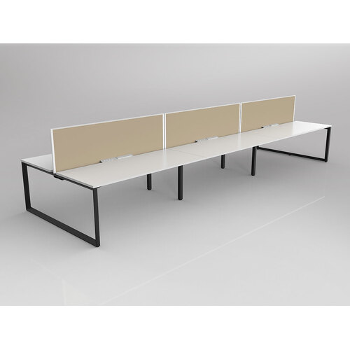 Anvil B2B 6 X 1800 X 750 New Oak On Black With Screen White/Fossil