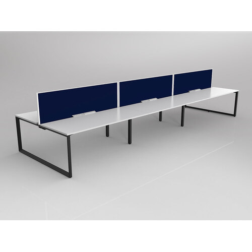 Anvil B2B 6 X 1800 X 750 New Oak On Black With Screen White/Navy