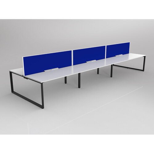 Anvil B2B 6 X 1800 X 750 New Oak On Black With Screen White/Royal Blue