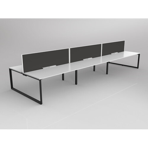 Anvil B2B 6 X 1800 X 750 New Oak On Black With Screen White/Slate Grey
