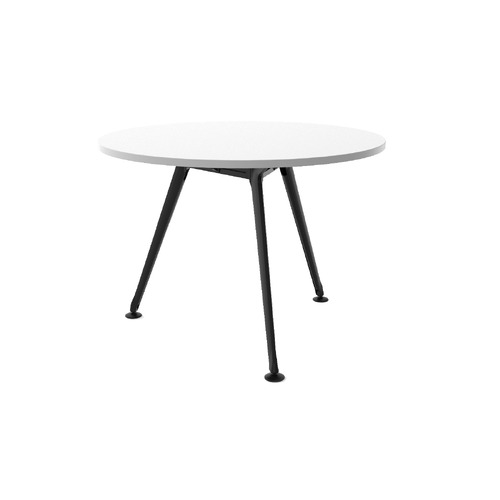 Team Meeting Table 1050 Dia White On Black