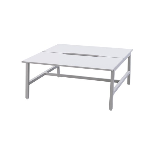 Axis Trestle Bench B2B 1600 X 800 White On White