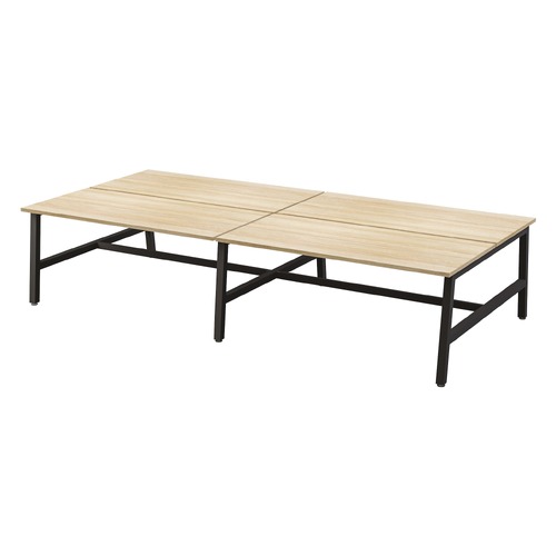Axis Trestle Bench B2B 4 X 1800 X 750 New Oak On Black