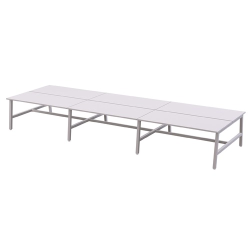 Axis Trestle Bench B2B 6 X 1200 X 750 White On White