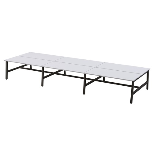 Axis Trestle Bench B2B 6 X 1500 X 750 White On Black