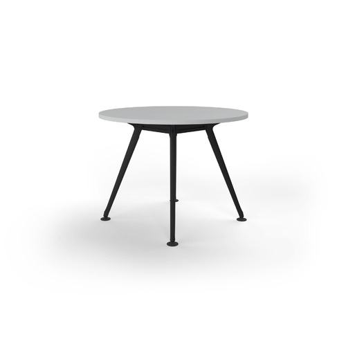 Team Meeting Table 1050 Dia White On Black