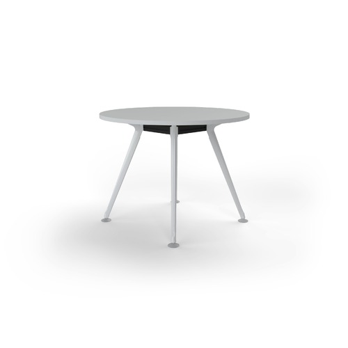 Team Meeting Table 1050 Dia White On White