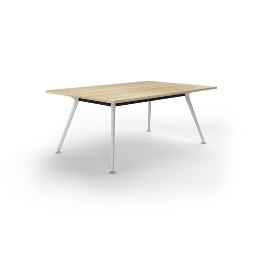 Team Meeting Table 1800 X 1200 New Oak On White