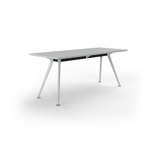 Team Meeting Table 1800 X 750 White On White