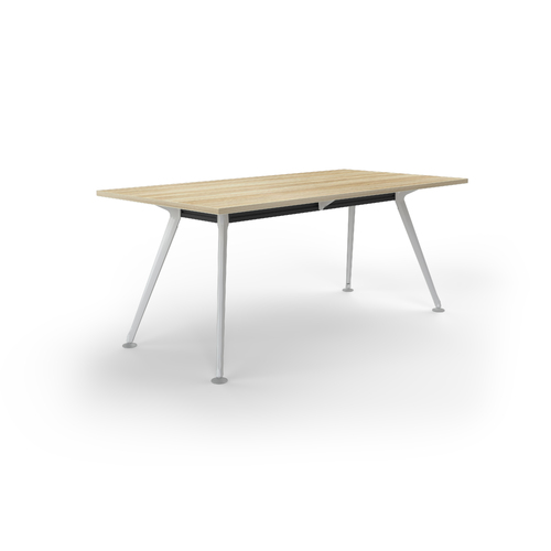 Team Meeting Table 1800 X 900 New Oak On White