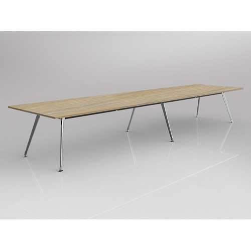 Team Meeting Table 4800 X 1200 New Oak On Black