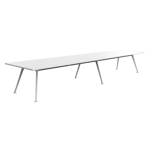 Team Meeting Table 4800 X 1200 White On White
