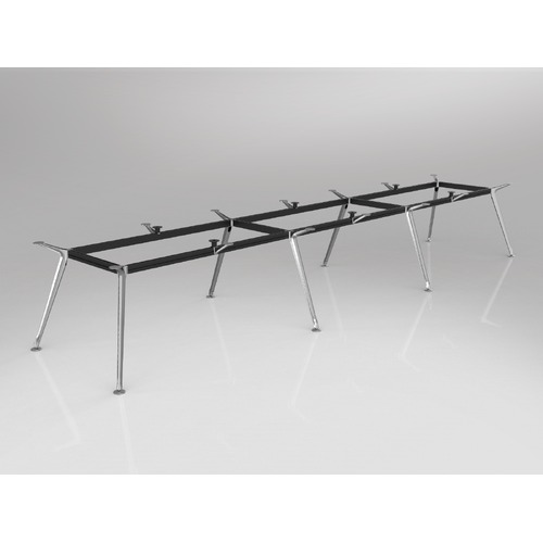Team Table Frame For Top 1000 X 4000 Polished Alloy