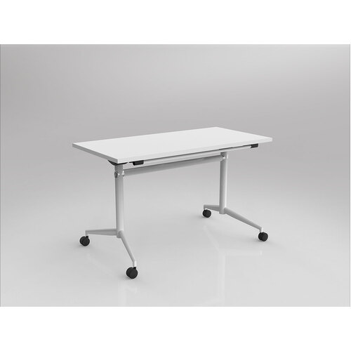Uniflip Mobile Table 1200 X 600 White On White