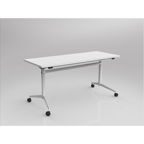 Uniflip Mobile Table 1500 X 600 White On White