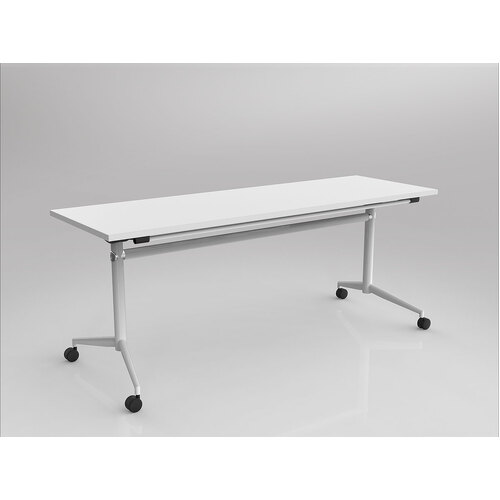 Uniflip Mobile Table 1800 X 600 White On White